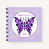Papillon pourpre 31 Carnet (Devant)