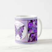 Papillon pourpre 31 Mug (Devant droit)