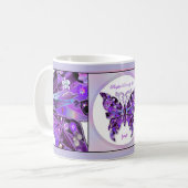 Papillon pourpre 31 Mug (Devant gauche)