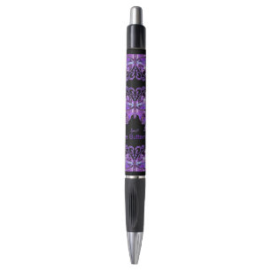 Papillon pourpre 31 Stylo
