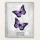 Papillon pourpre Floral Planner (Devant)