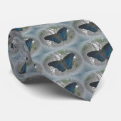 Papillon pourpre tacheté rouge cravate - Original (Roulé)