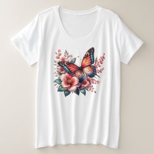 Papillon Printemps Sublimation Clipart-96284 (Design devant)