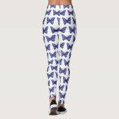 Papillon Purple Aquarelle Papillon Leggings (Dos)