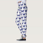 Papillon Purple Aquarelle Papillon Leggings (Gauche)