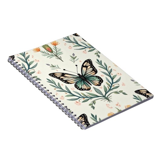 Papillon Queen Élégant Carnets spiraux (Côté Droit)
