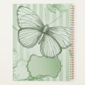Papillon Rayures Menthe (Dos)