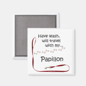 Papillon Reisleiband - Magnet Magneet (Voorkant / Achterkant)