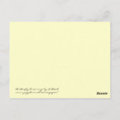 Papillon rêvant la carte postale (Dos)