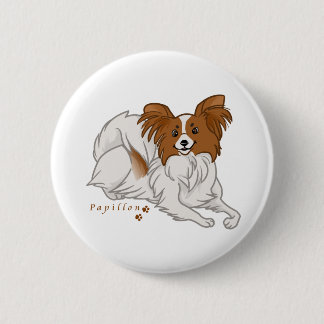 papillon ronde button 5,7 cm