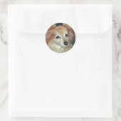 Papillon Ronde Sticker (Tas)