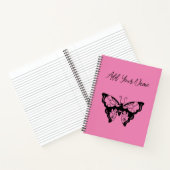 Papillon Rose - Créez Votre Propre Cahier (Intérieur)