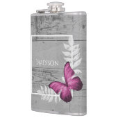 Papillon rose Flacon rustique (Gauche)