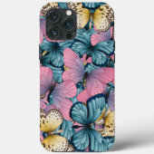 Papillon rose Hive iPhone | coque iphone papillon (Verso)