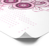 Papillon rose Martial Arts Black Belt Girl Poster (Coin)