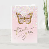 papillon rose merci (Devant)