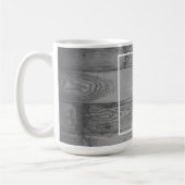 Papillon rouge Rustique Personnalisé Café Mug (Gauche)
