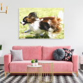 Papillon runnen canvas afdruk (Insitu (Woonkamer))