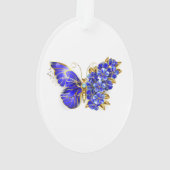 Papillon Saphir Fleur (dos)