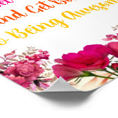 papillon se mettre bien bientôt poster (Coin)