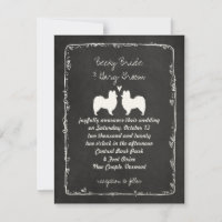 Papillon Silhouettes Mariage Faire-part