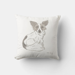 Papillon Sketch Pillow Kussen