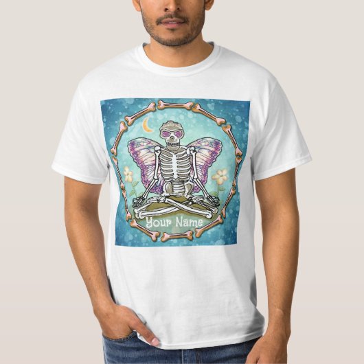 Papillon squelette t-shirt (Devant)
