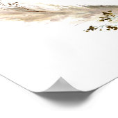 Papillon sur le chemin Boho Baby shower Affiche de (Coin)