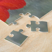 Papillon sur le puzzle de tournesol mexicain (Côté)