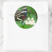 Papillon sur les autocollants de fleurs (Sac)