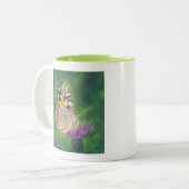 Papillon sur Mug Flower (Devant gauche)
