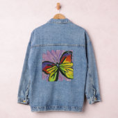 Papillon sur une main de fleurs dessinée (Hangar)