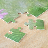 Papillon sur Zinnia Puzzle (Côté)