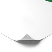 Papillon swallowtail jaune sur affiche de fleur (Coin)