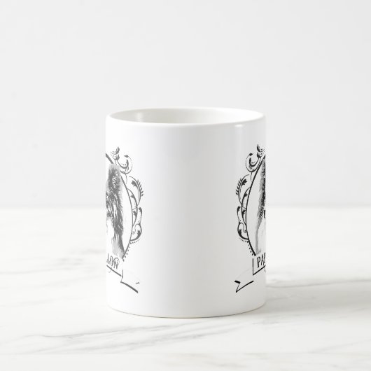 Papillon T-shirt Koffiemok (Center)