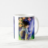 Papillon, tasse de papillon (Devant droit)
