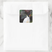 Papillon tigre "Ce livre appartient à" autocollant (Sac)