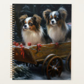 Papillon Traîneau de Neige Décor de Noël (Devant)