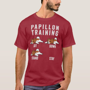 Papillon Training Dog T-shirt