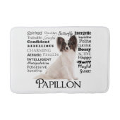 Papillon Traits Bath Mat (Voorkant)