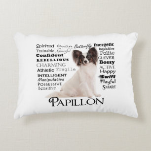 Papillon Traits Pillow Accent Kussen