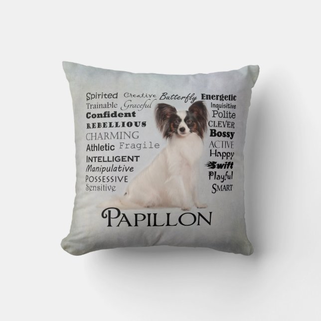 Papillon Traits Pillow Kussen (Voorkant)