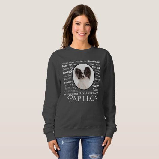 Papillon Traits Sweatshirt (Voorkant volledig)