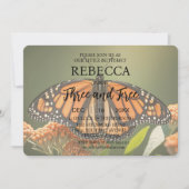 Papillon trois et invitations gratuites pour l'ann (Devant)