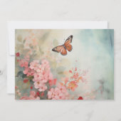 Papillon trois et invitations gratuites pour l'ann (Dos)