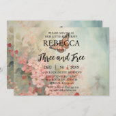 Papillon trois et invitations gratuites pour l'ann (Devant / Derrière)