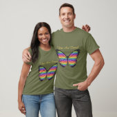 Papillon Tu Es Aimé T-Shirt (Unisexe)