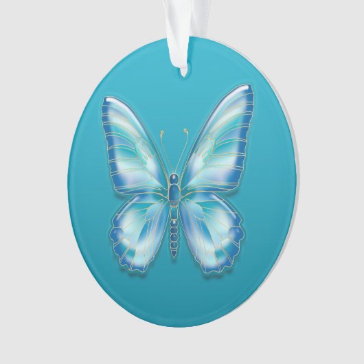 Papillon turquoise (devant)