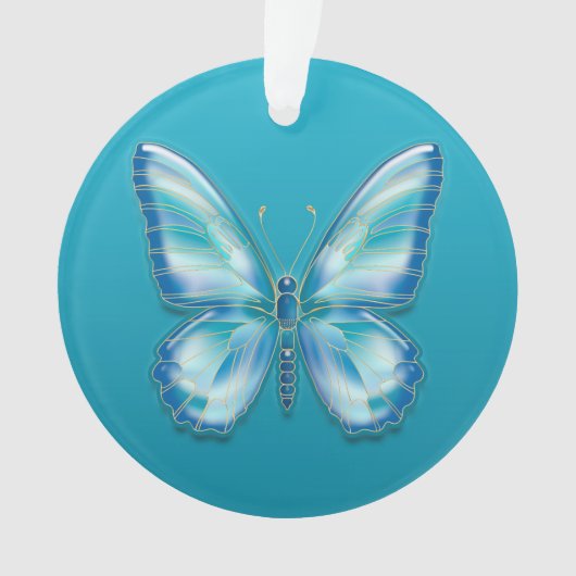 Papillon turquoise (devant)