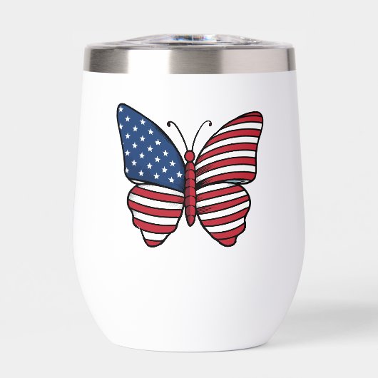 Papillon USA - Numéro de drapeau 62614 (Avant)